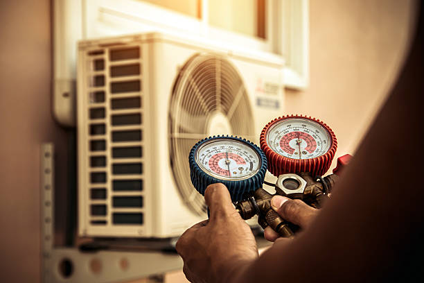Professional Hvac Maintenance technician working in Rockdale, TX